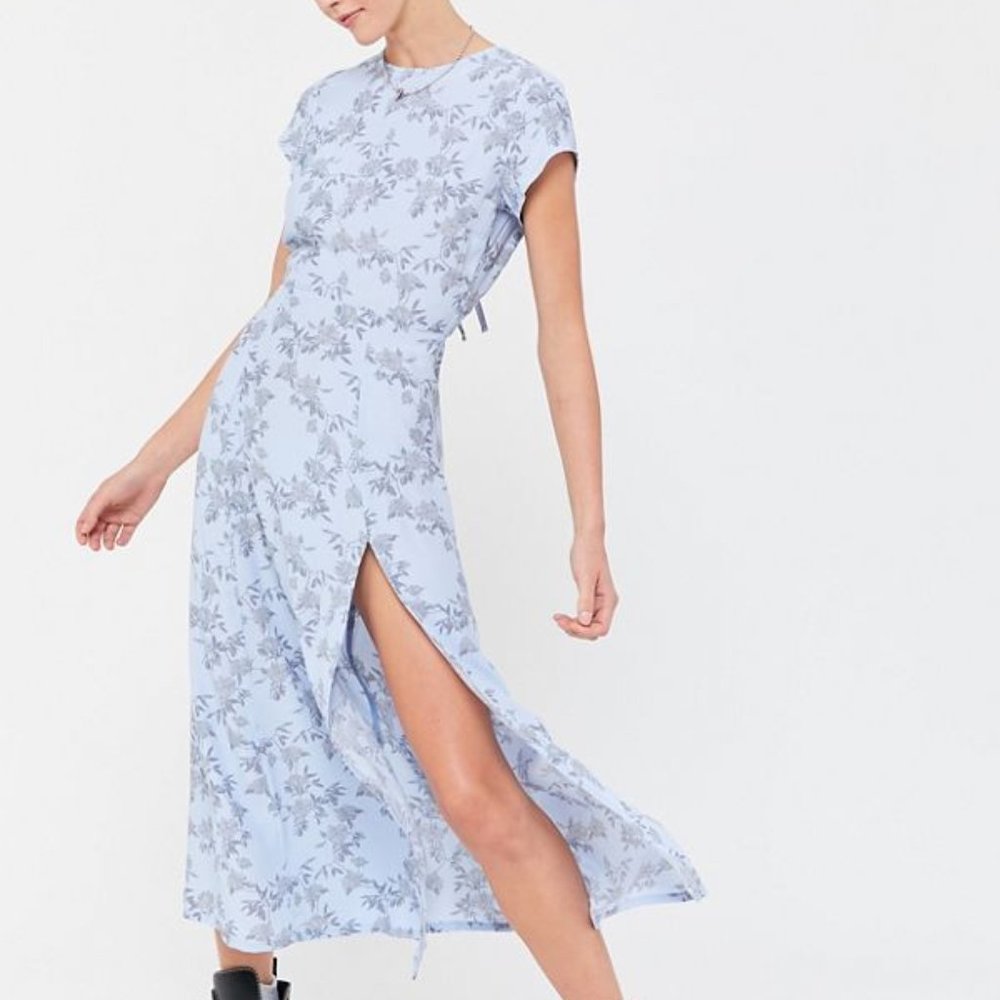 UO cap-sleeve midi dress